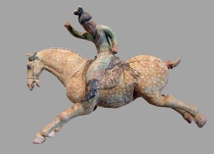 8th Century Tang Dynasty Polo Player, terracotta, Musée Guimet, Paris.
