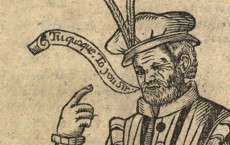 A drawing of a Jacobean actor