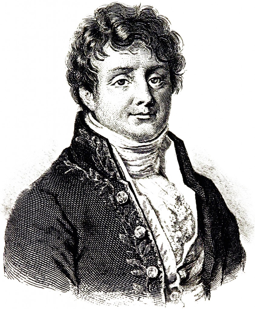 Portrait of Joseph Fourier, mathematician.
