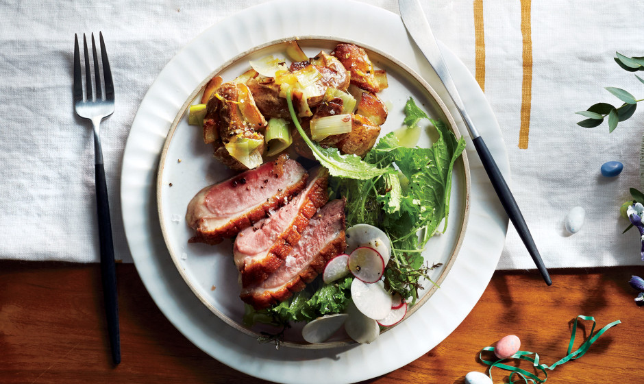 duck-breast-with-mustard-greens-turnips-and-radishes-940x560