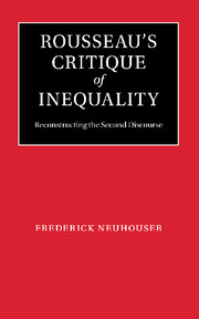 Rousseau's Critique of Inequality by Frederick Neuhouser