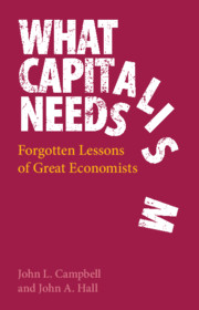 What Capitalism Needs by John L. Campbell and John A. Hall