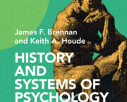 Front cover of History and Systems of Psychology featuring a teal background with a green circle and a bronze image of the 'Thinking Man' statue