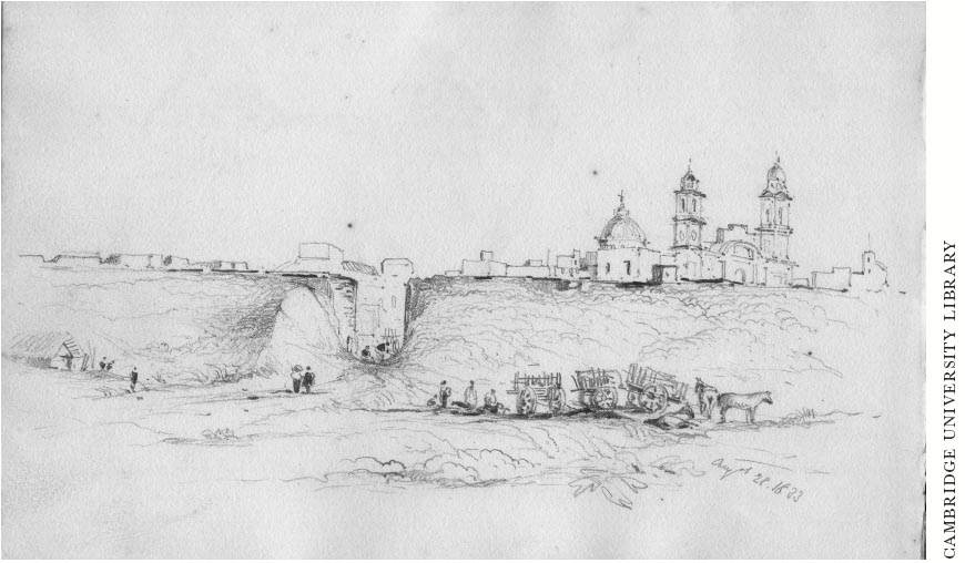 Outside the Walls of Montevideo, August, 1833