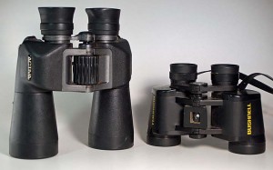 3 upright binoculars