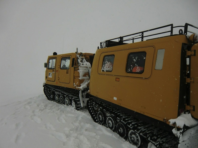 Hagglunds in the Antarctic