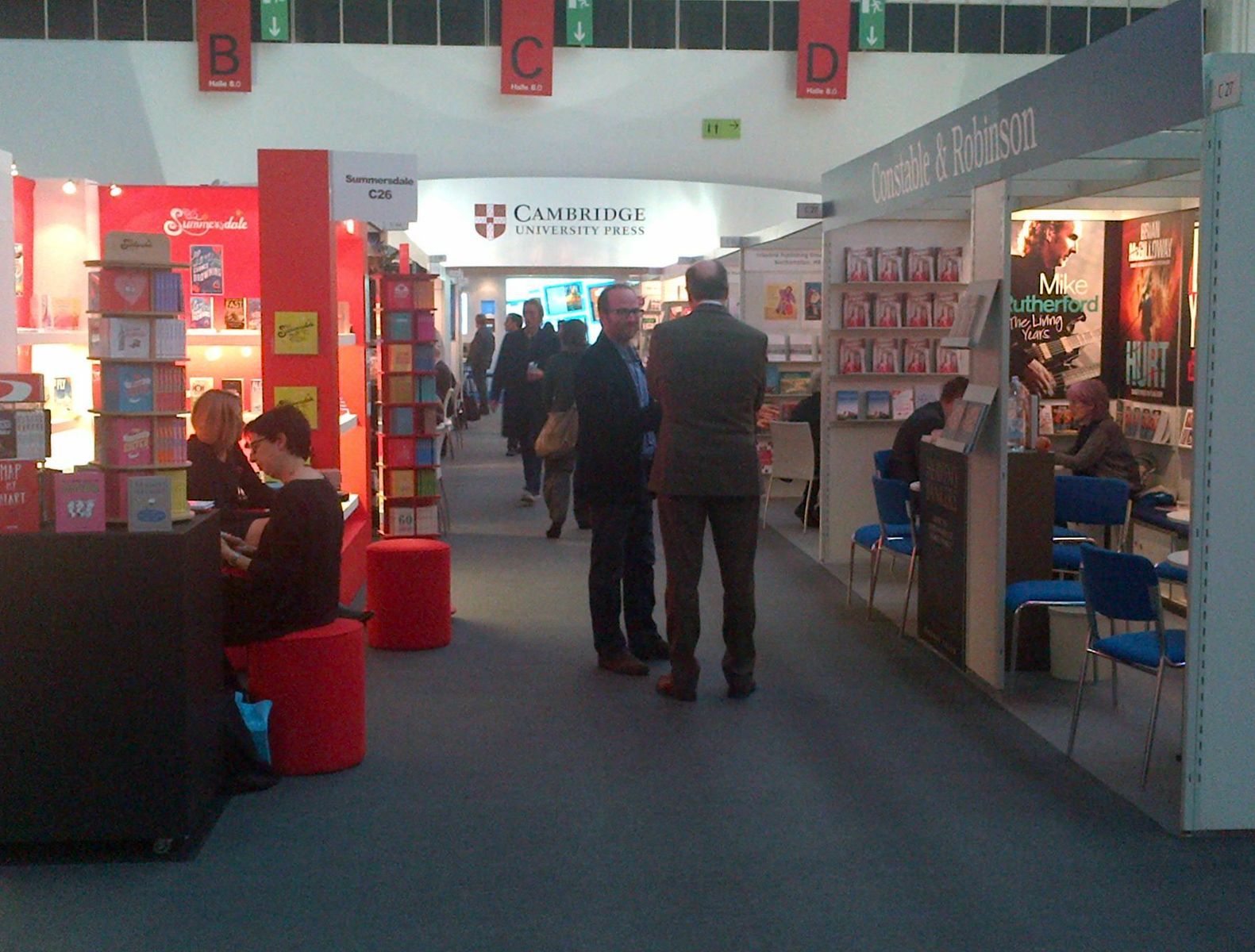 Cambridge University Press stand amongst others at Frankfurt Book Fair