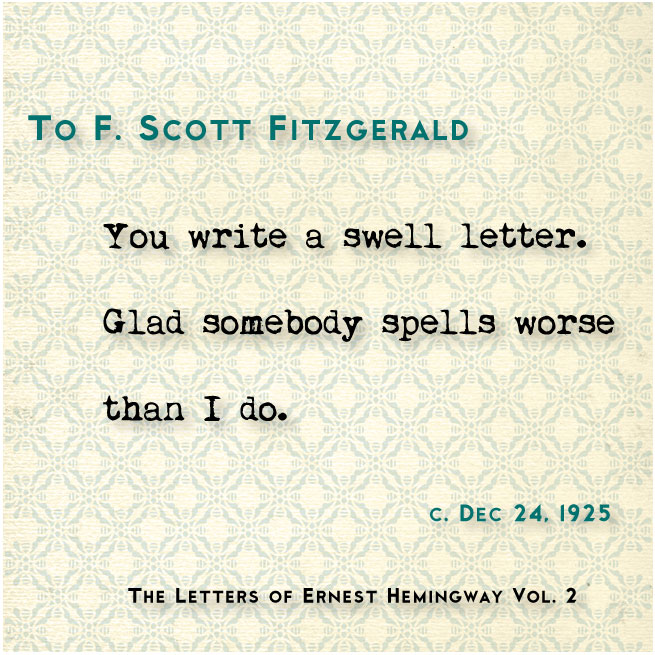 To Fitzgerald