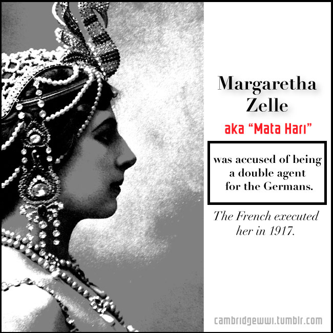 Margaretha Zelle aka "Mata Hari"