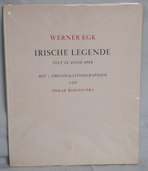 Werner Egk's 'Irische Legende' - an opera based on Yeats' The Countless Cathleen.