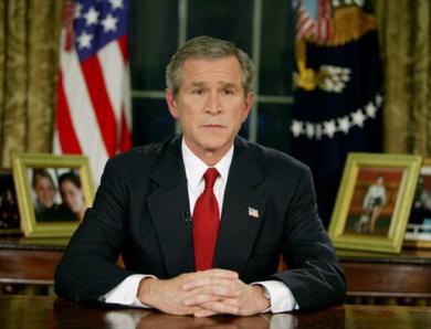 President George W. Bush relied on expert judgement about Weapons of Mass Destruction in his justification for the 2003 Iraq war. Photo: Public Domain.