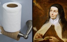Saint Teresa and the toilet roll