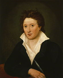 Portrait of Percy Bysshe Shelley by Curran, 1819