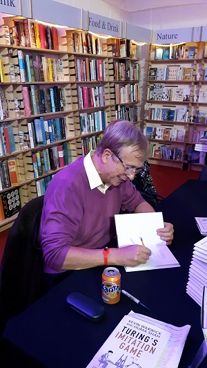 Kevin signing books at Cheltenham resize
