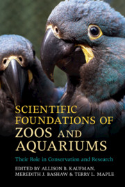 Scientific Foundations of Zoos and Aquariums Edited by Allison B. Kaufman , Meredith J. Bashaw , Terry L. Maple