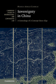 Sovereignty in China by Maria Adele Carrai