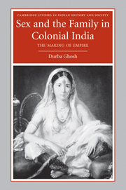 Sex and the Family in Colonial India: The Making of Empire by Durba Ghosh  